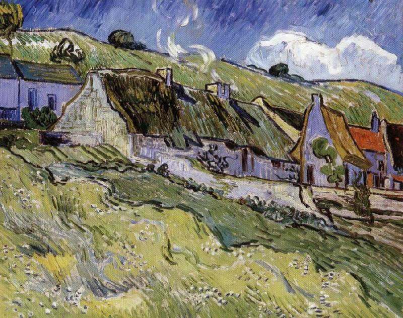 Vincent Van Gogh Old Farmhouses oil painting picture